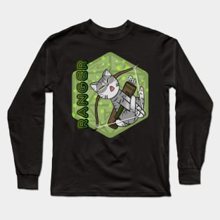 D&D Ranger Cat Long Sleeve T-Shirt